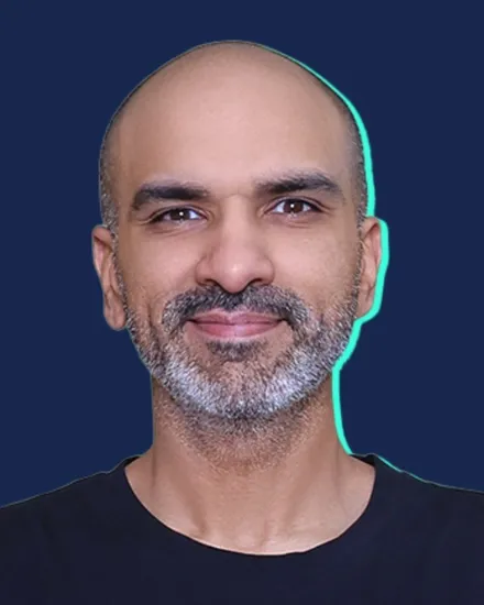 Portrait of Gautam Khorana